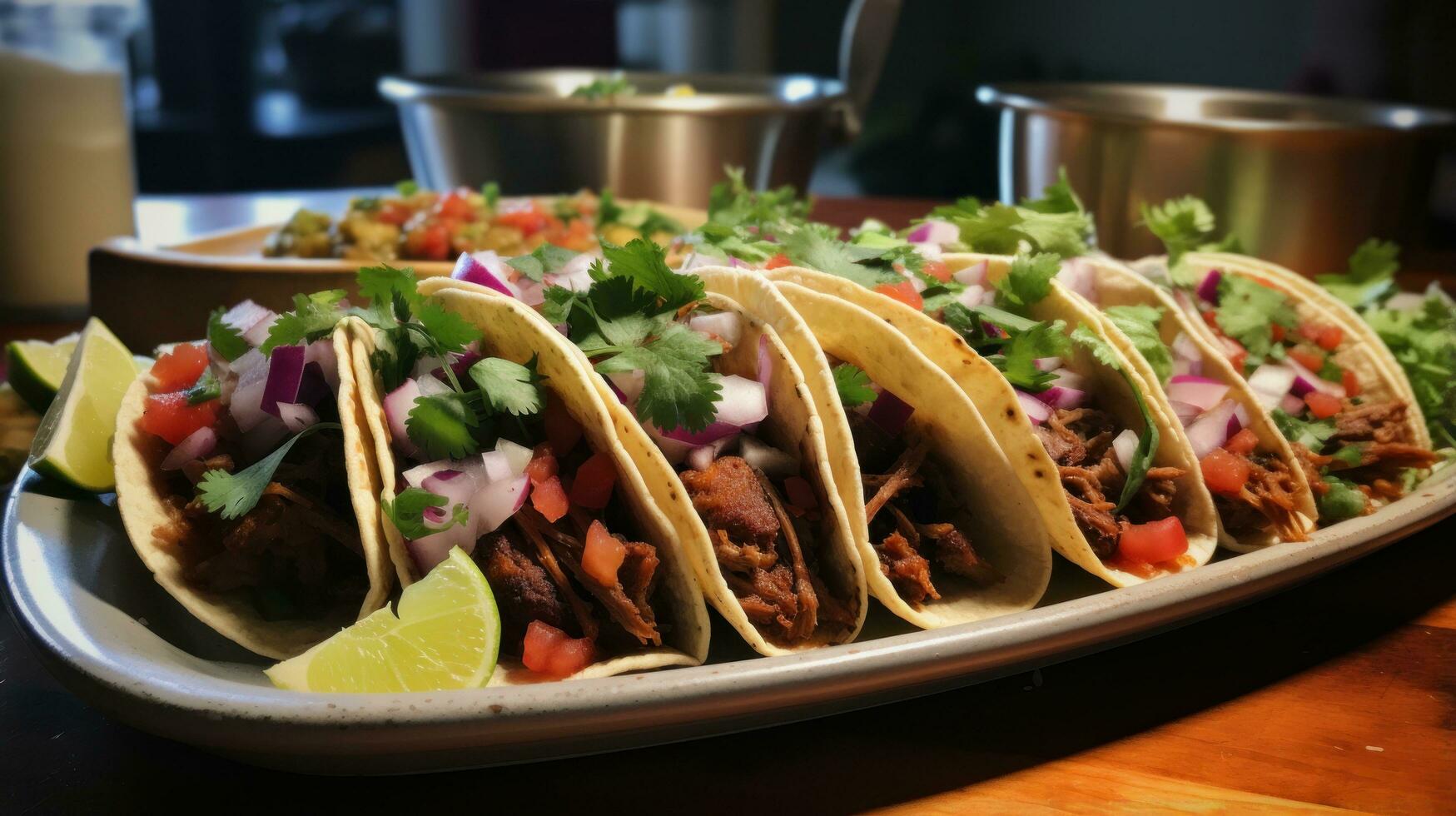 taco's - smaakvol, pittig, veelzijdig, perfect voor ieder gelegenheid. foto