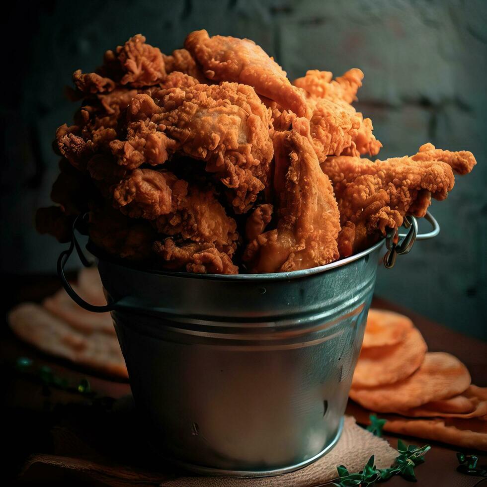 voorafje lunch maaltijd gebakken generatief ai foto