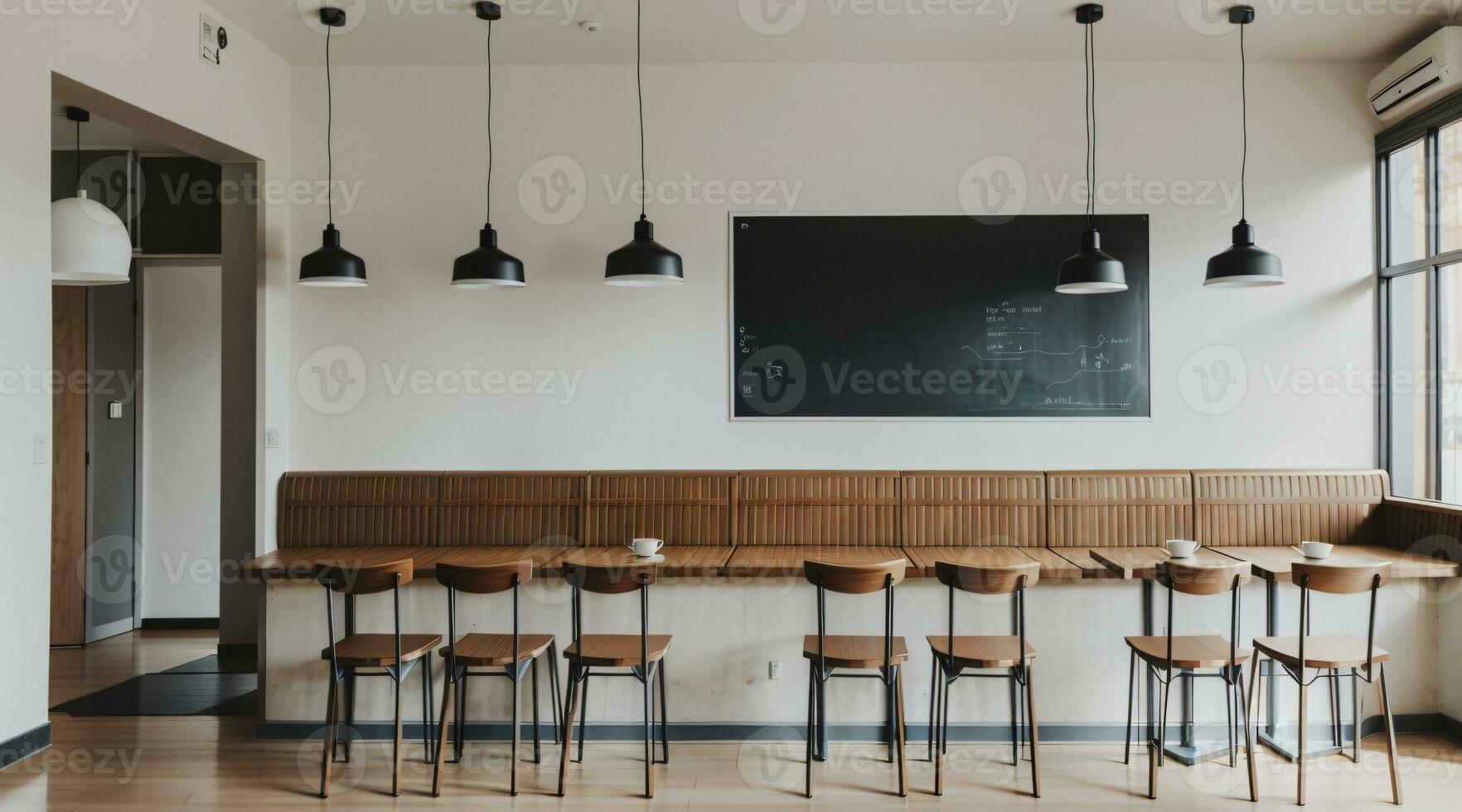 3d geven cafe interieur naar drinken koffie met vrienden foto