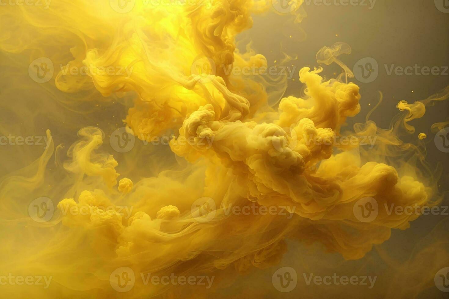 geel rook behang, rook achtergrond, rook Effecten achtergrond, rook achtergronden, kleurrijk rook achtergrond, abstract rook achtergronden, ai generatief foto