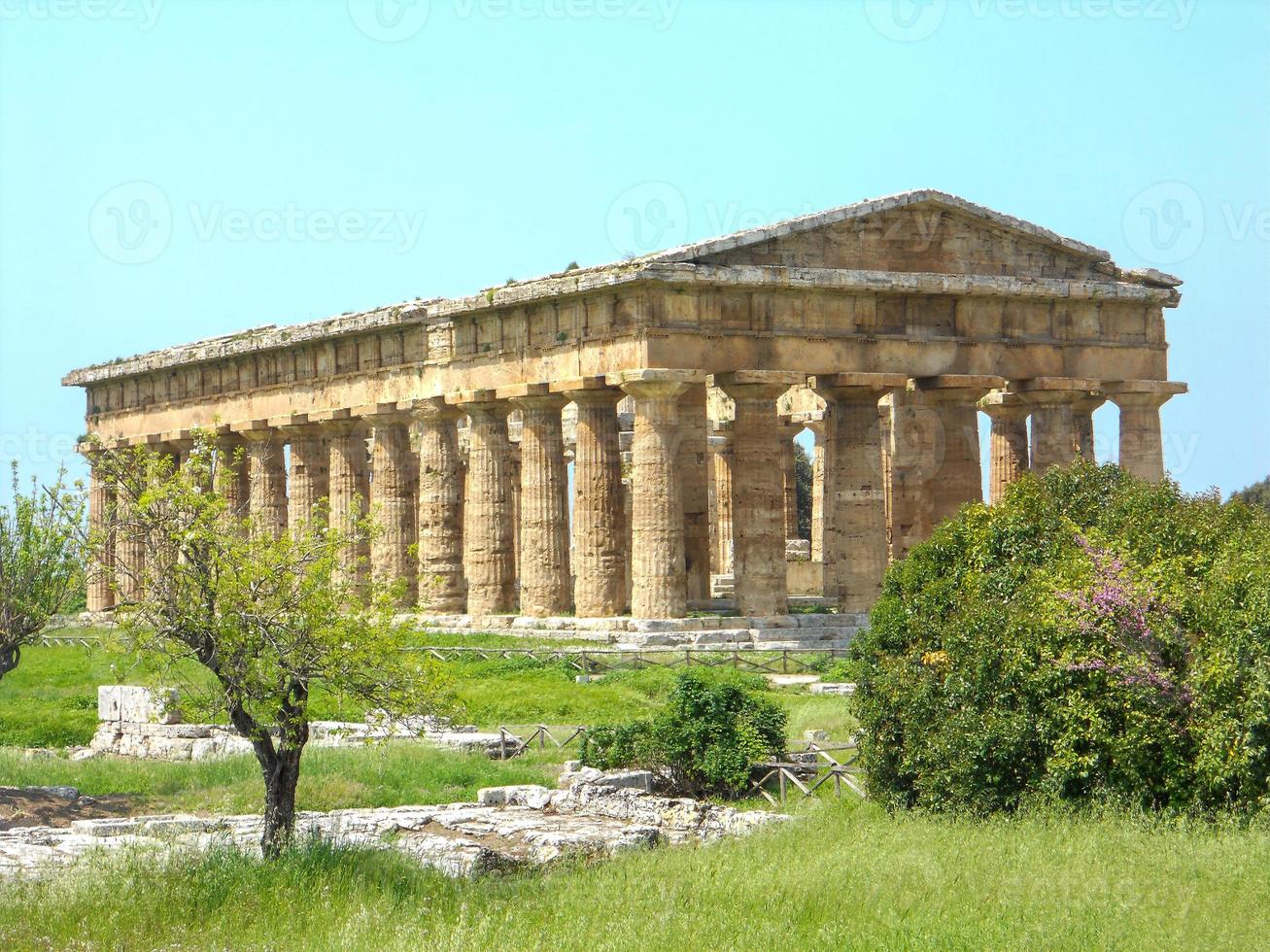 archeologische opgravingen paestum in napels foto