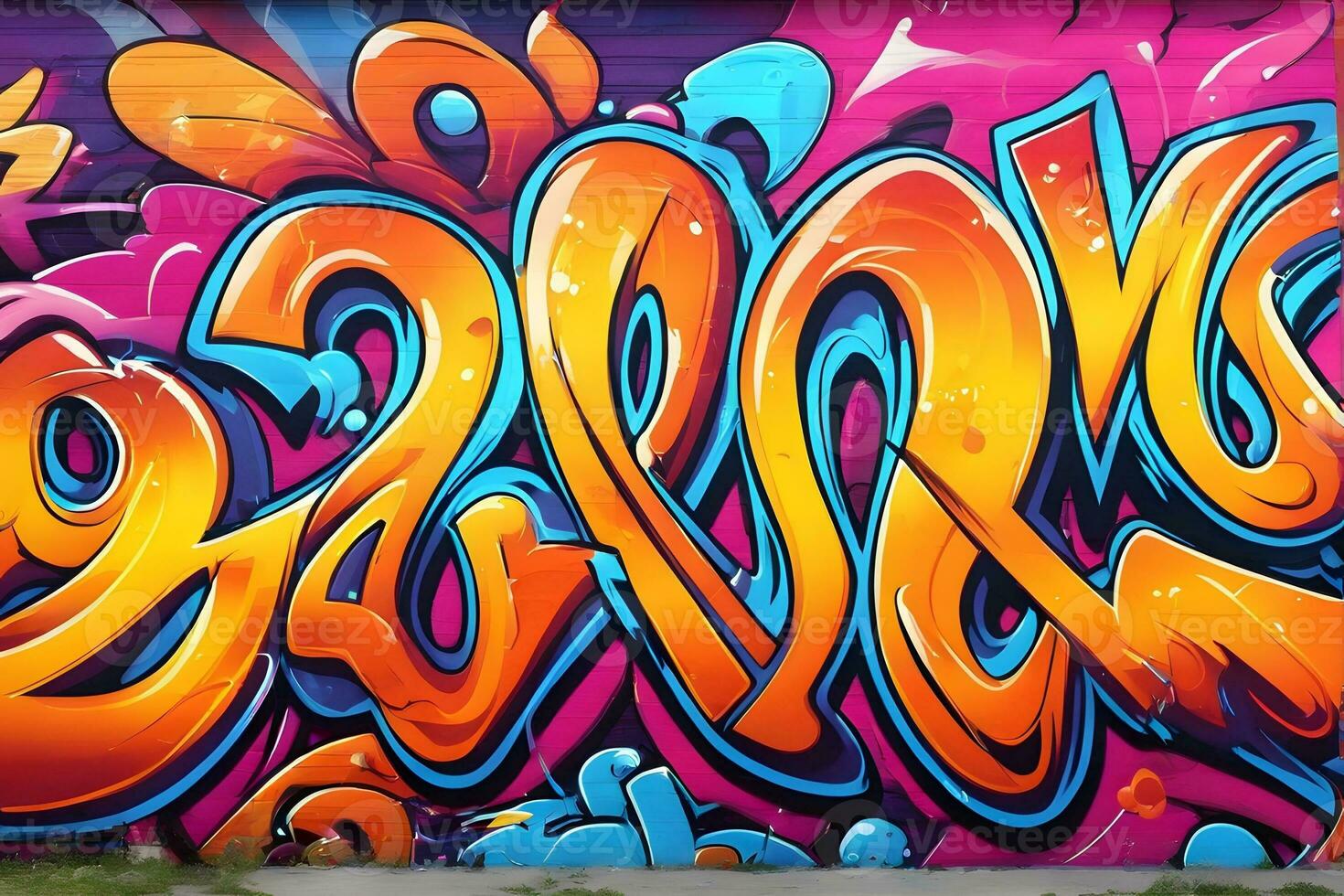 graffiti achtergrond, graffiti behang, graffiti patroon, straat kunst achtergrond, graffiti kunst, graffiti ontwerp, graffiti verf, ai generatief foto