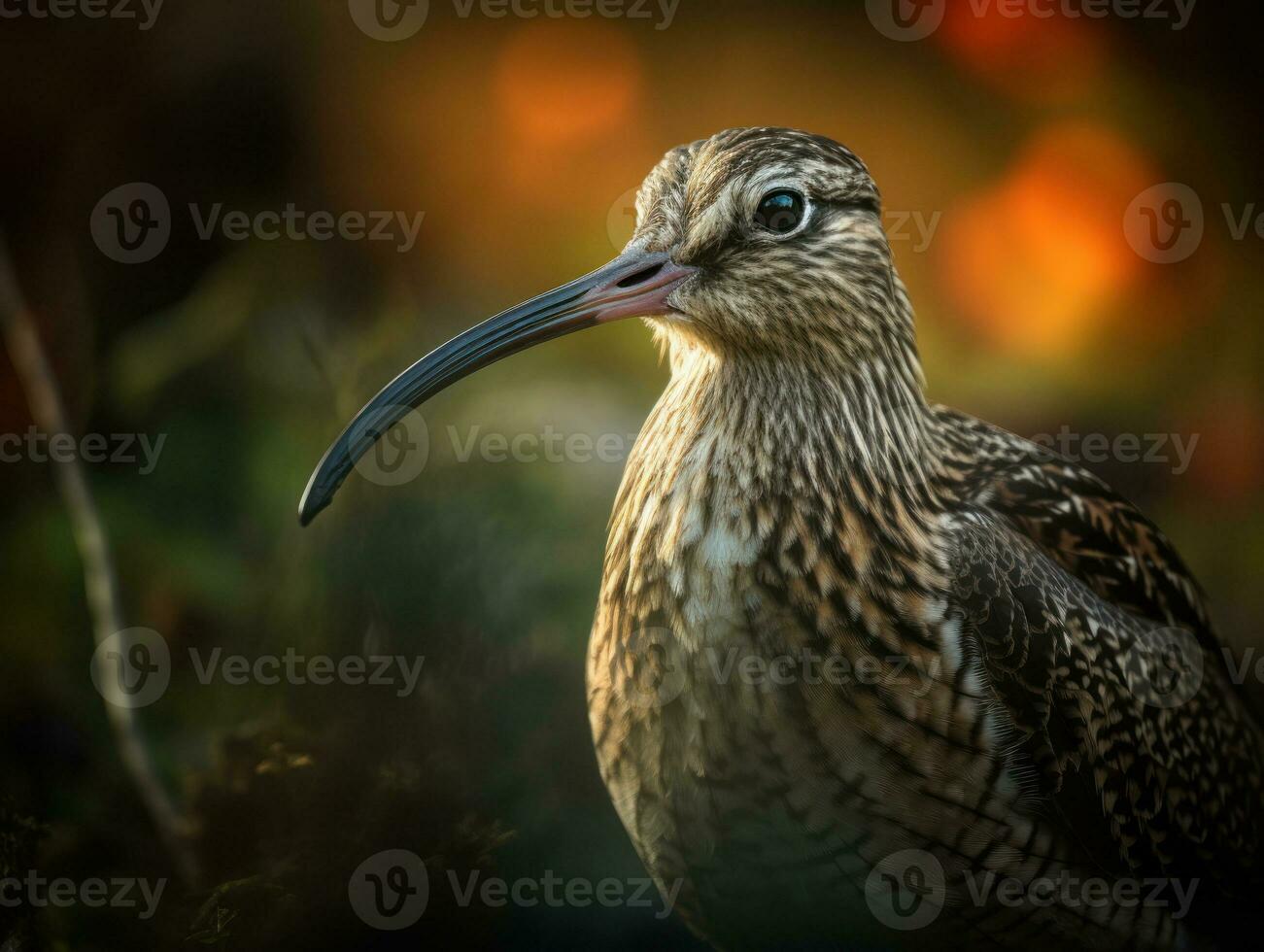 wulp vogel portret gemaakt met generatief ai technologie foto