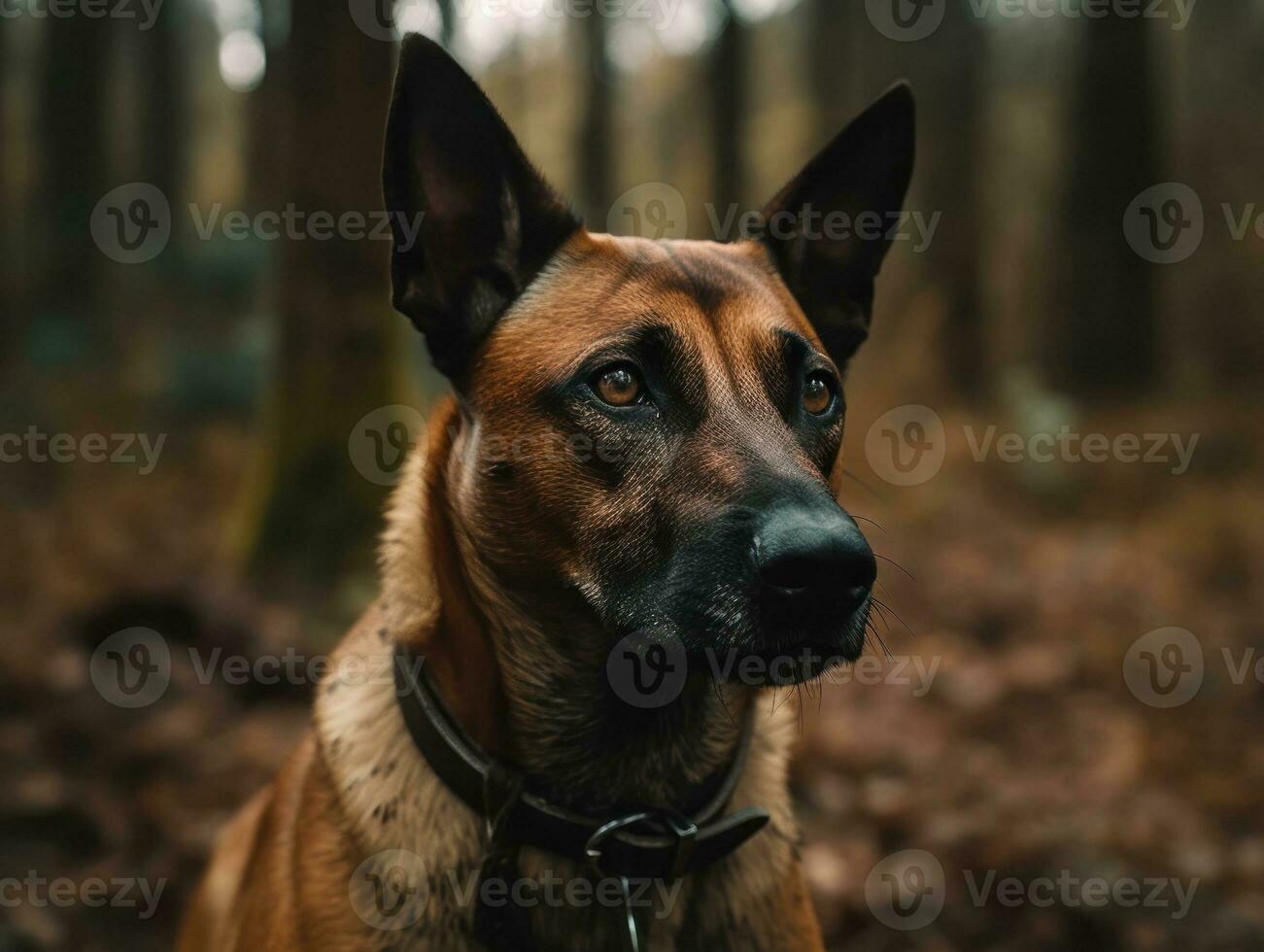 belgisch Mechelaar hond gemaakt met generatief ai technologie foto