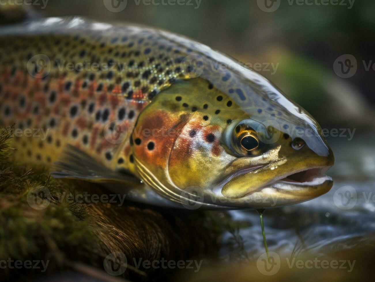 forel portret gemaakt met generatief ai technologie foto