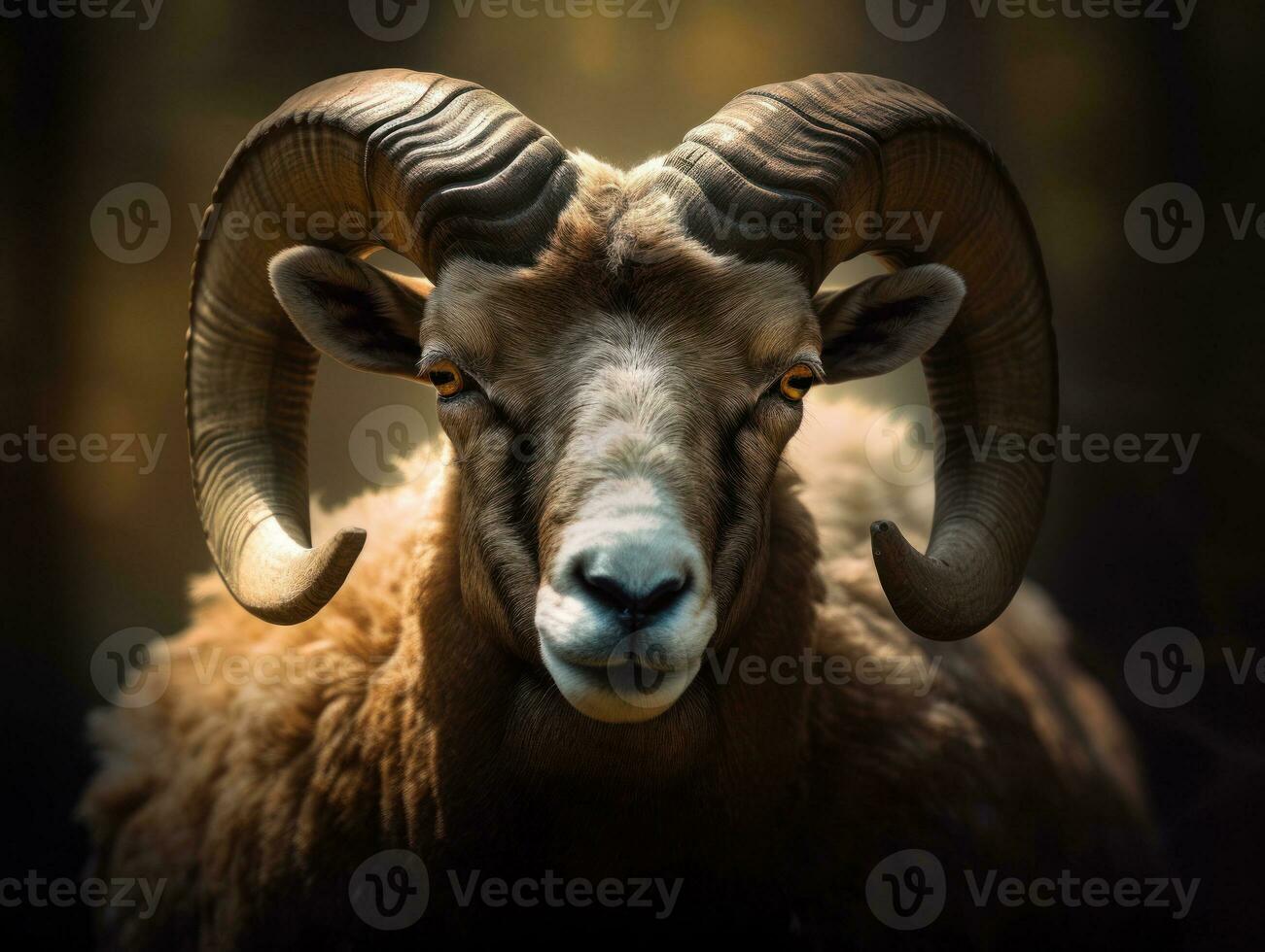 RAM portret gemaakt met generatief ai technologie foto