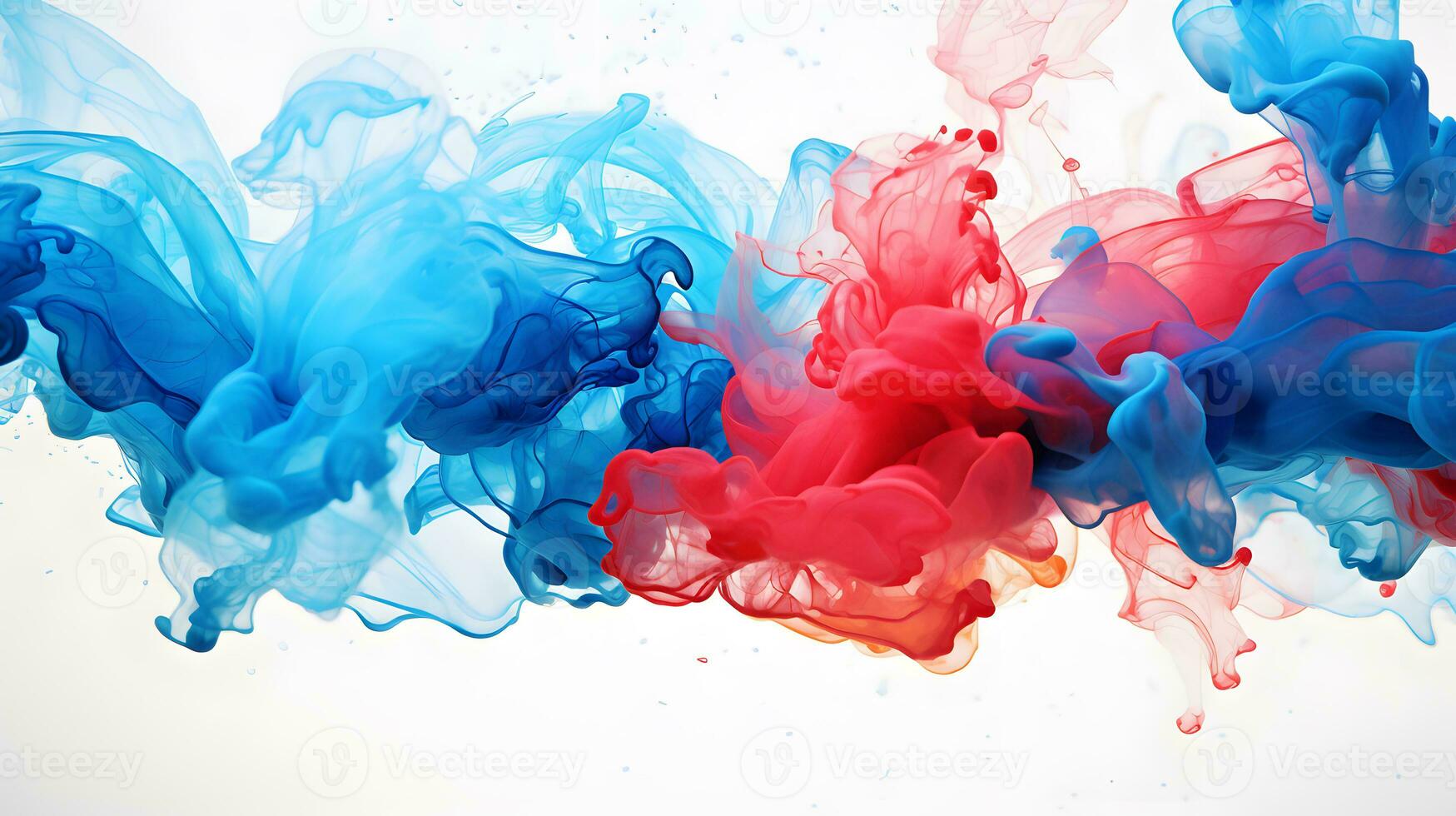 levendig kleur fusie - gegenereerd ai abstract barsten foto