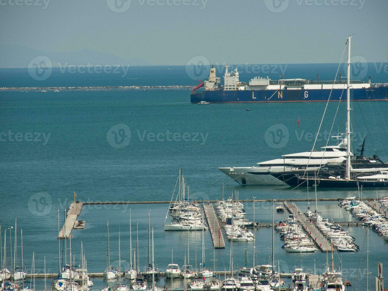 la spezia Bij de middellandse Zee zee foto