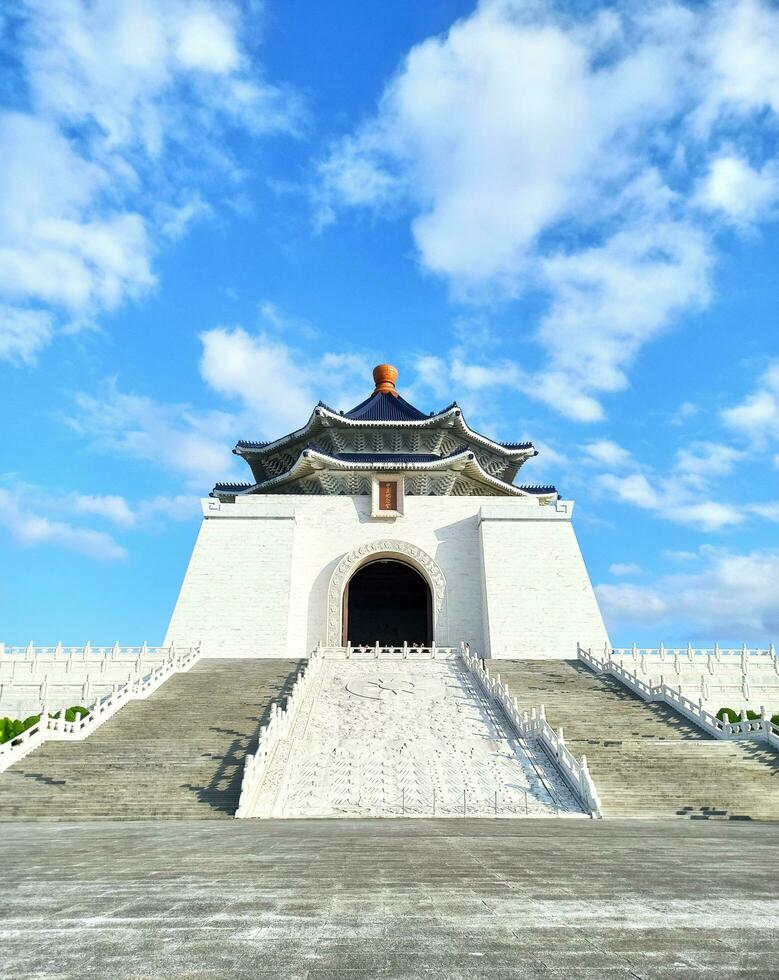 de prachtig erfgoed van taipei, Taiwan, Azië - nationaal Chiang kai-shek monument foto