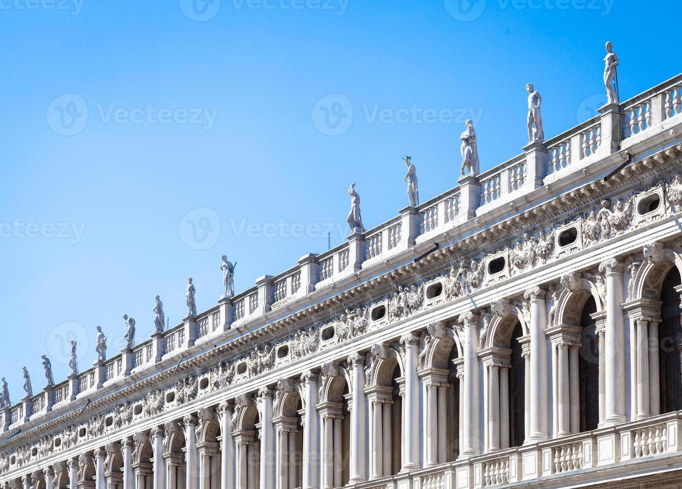 Venetië, Italië - kolommen perspectief foto