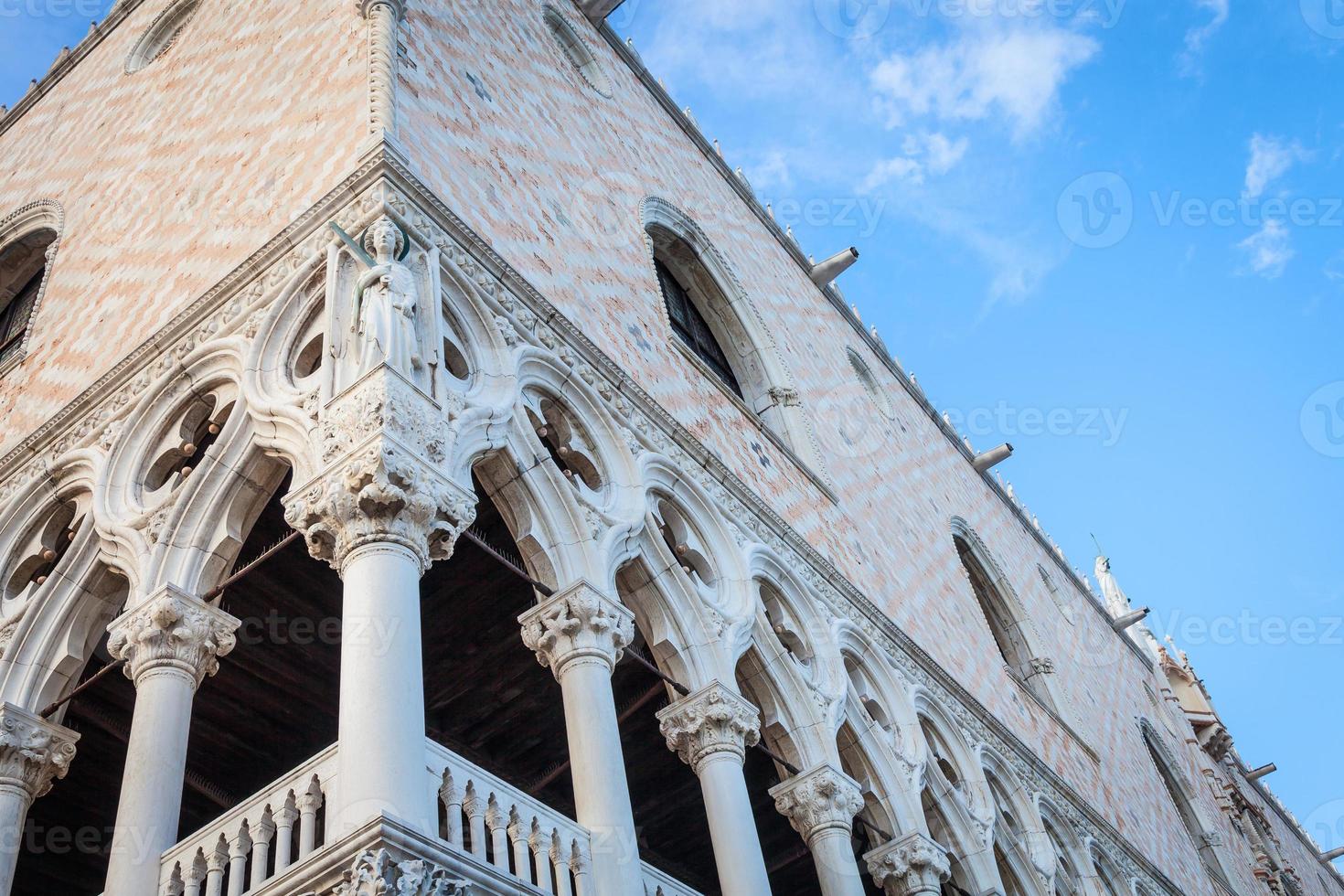 venetië, italië - palazzo ducale detail foto