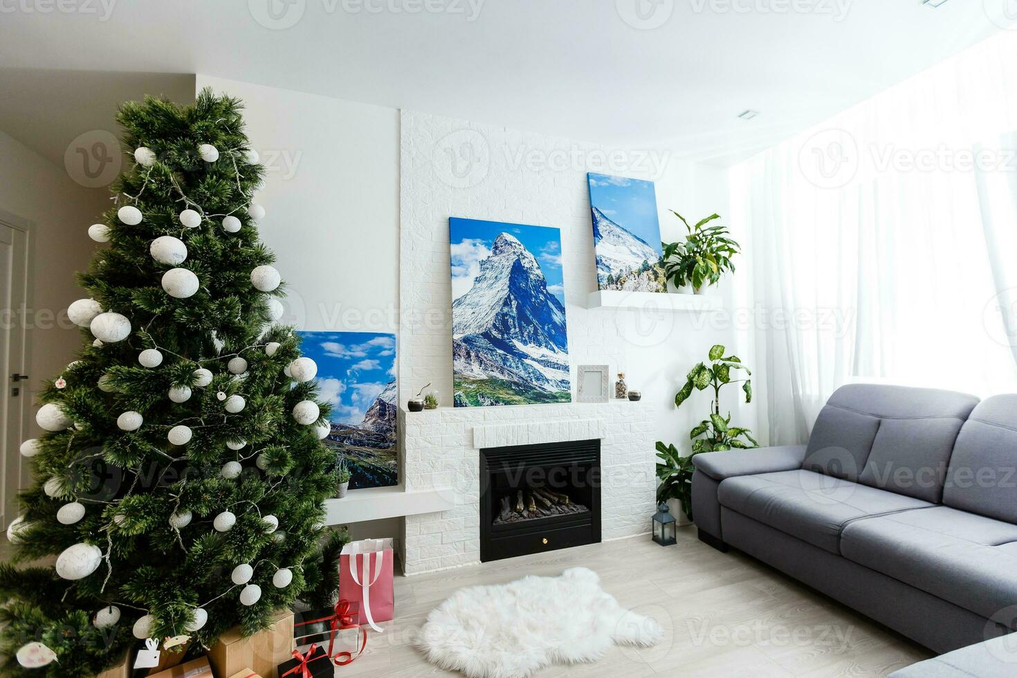 Kerstmis geschenk foto canvas vakantie