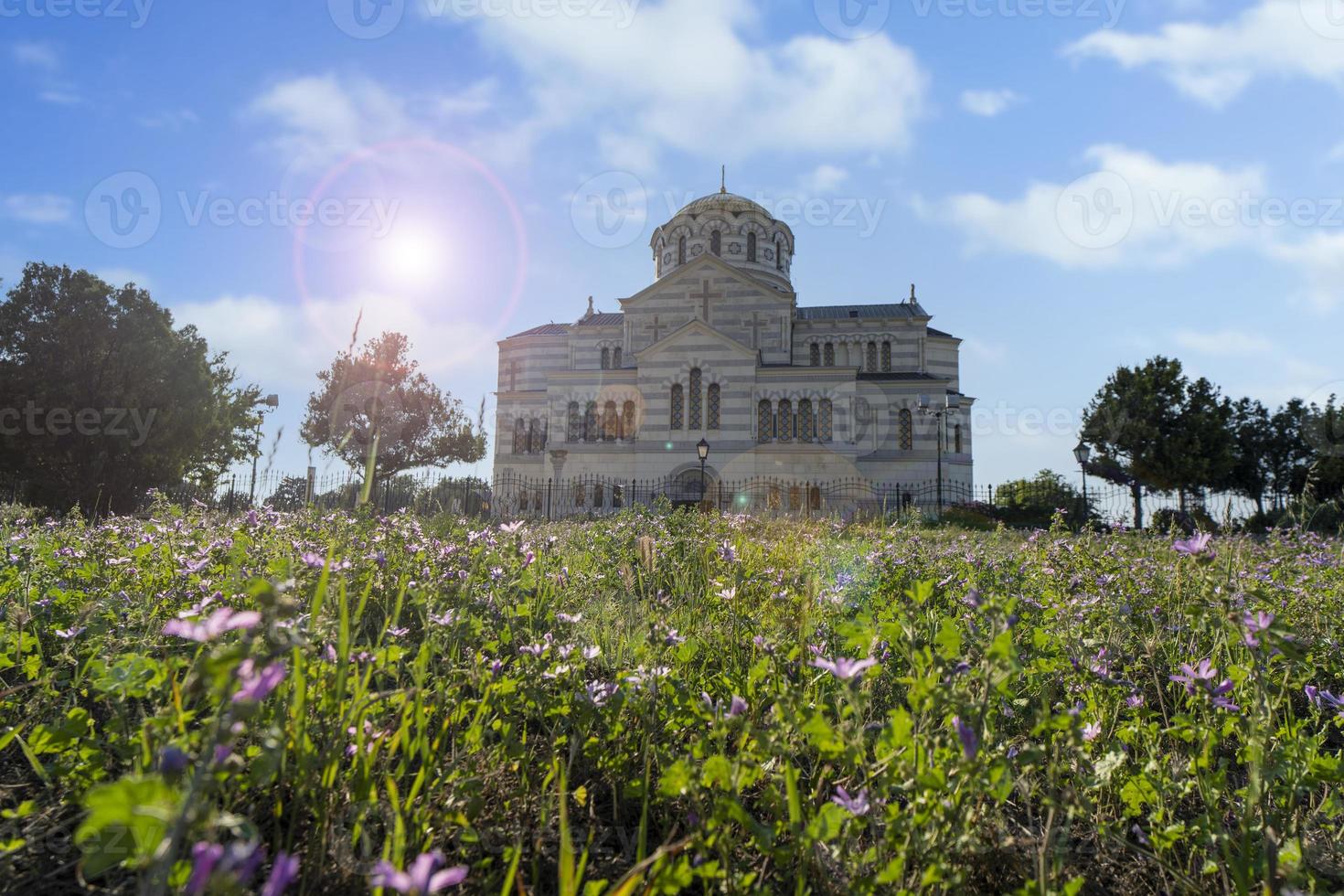 st. de kathedraal van vladimir in chersonesos, sevastopol foto
