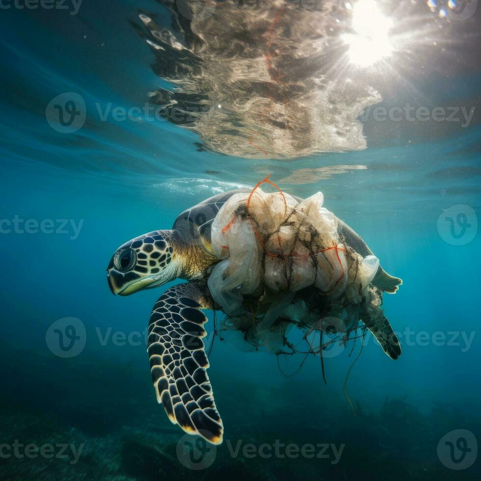 Hawaiiaanse groene zeeschildpad foto