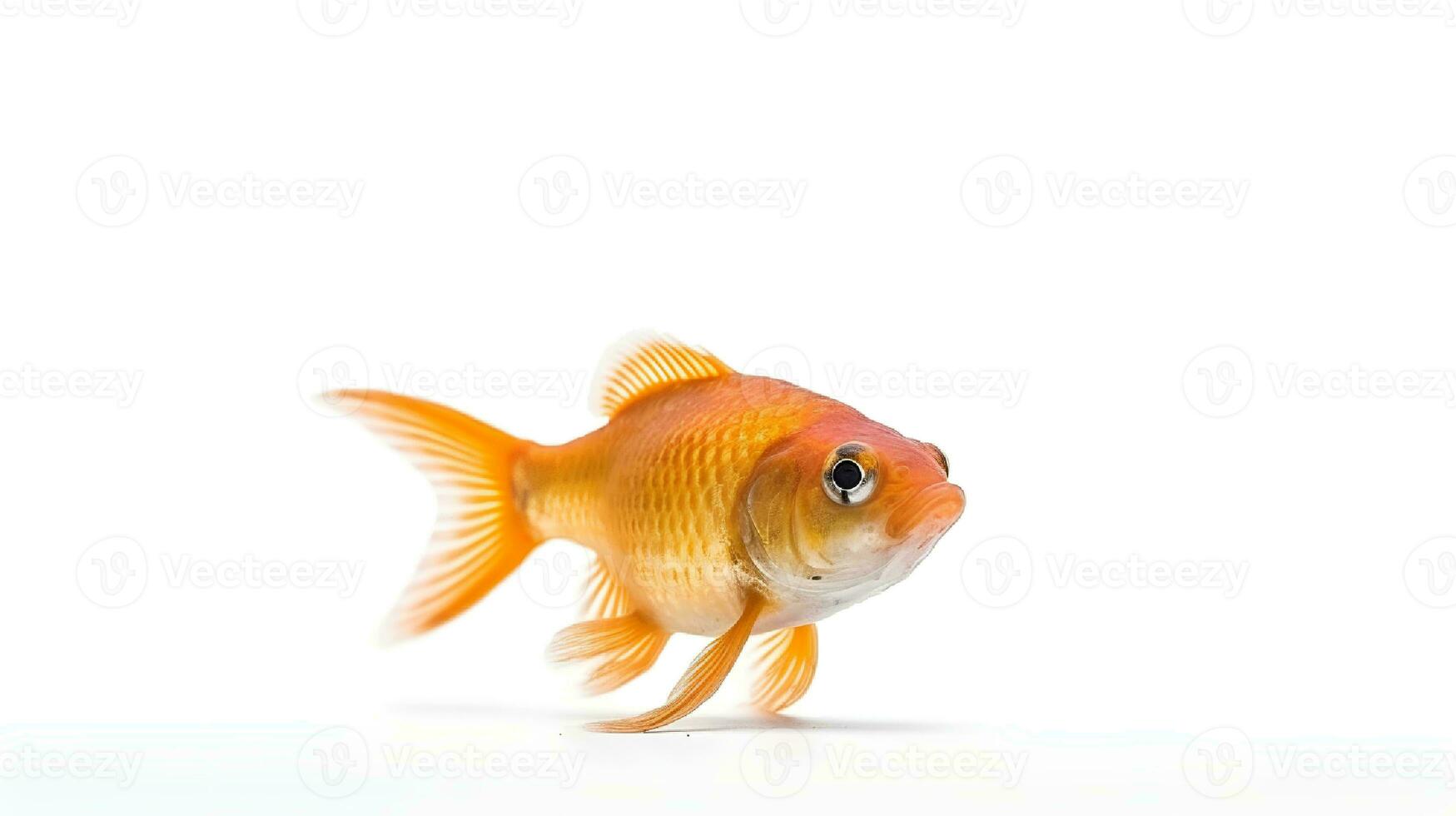 foto van een molly vis Aan wit achtergrond. generatief ai