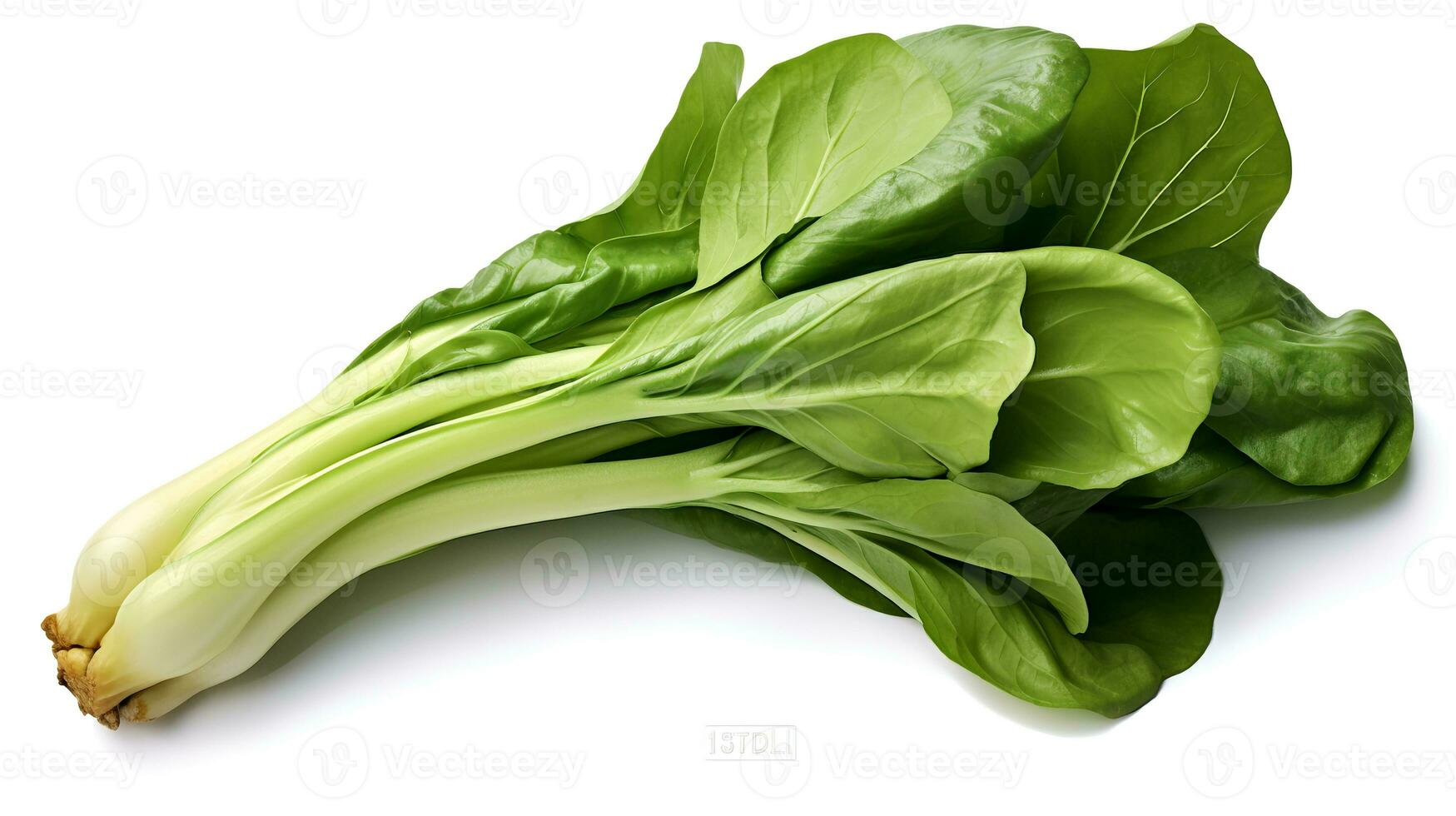 foto van bok choy geïsoleerd Aan wit achtergrond. generatief ai