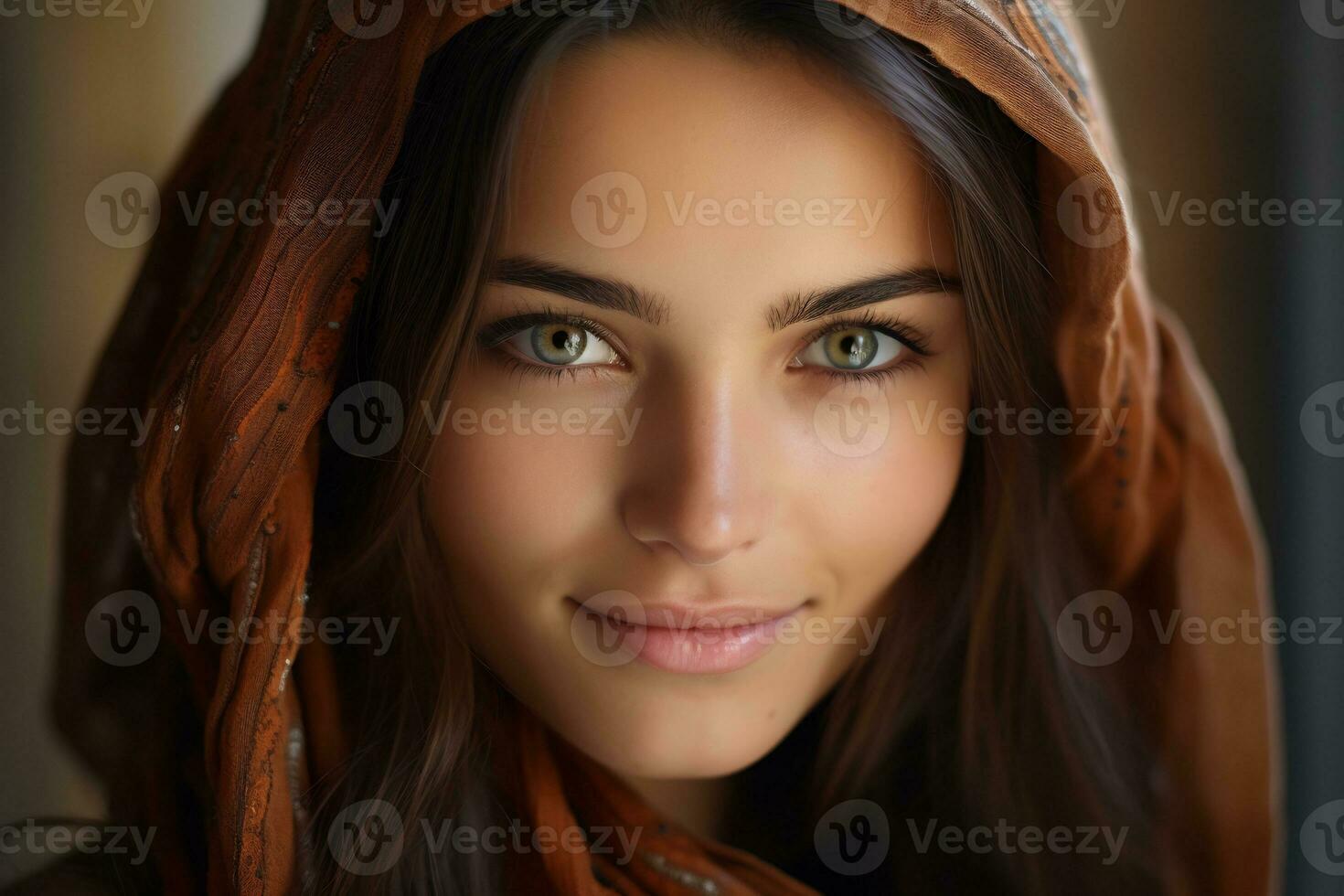 mooi Perzisch meisje glimlachen naar camera foto