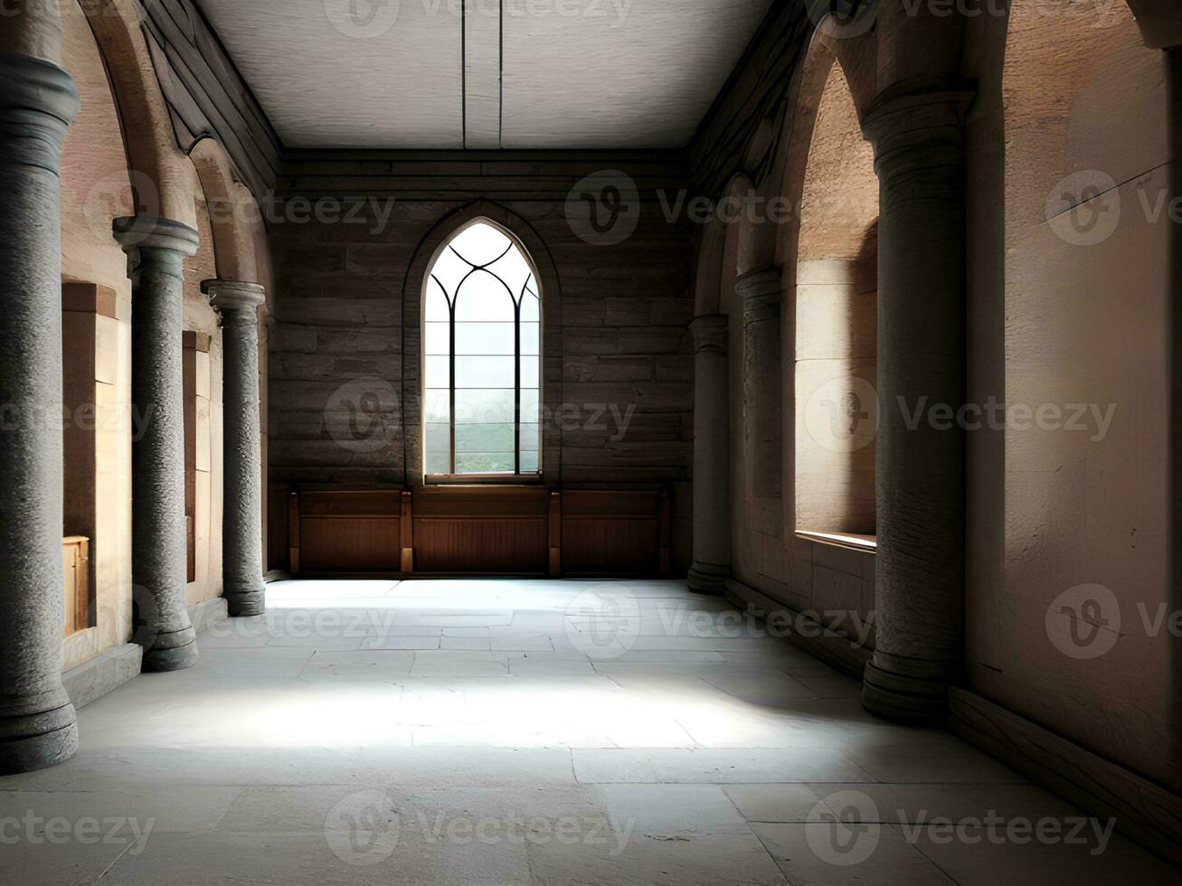 interieur van de kerk van de heilig graf in de oud stad van Jeruzalem foto