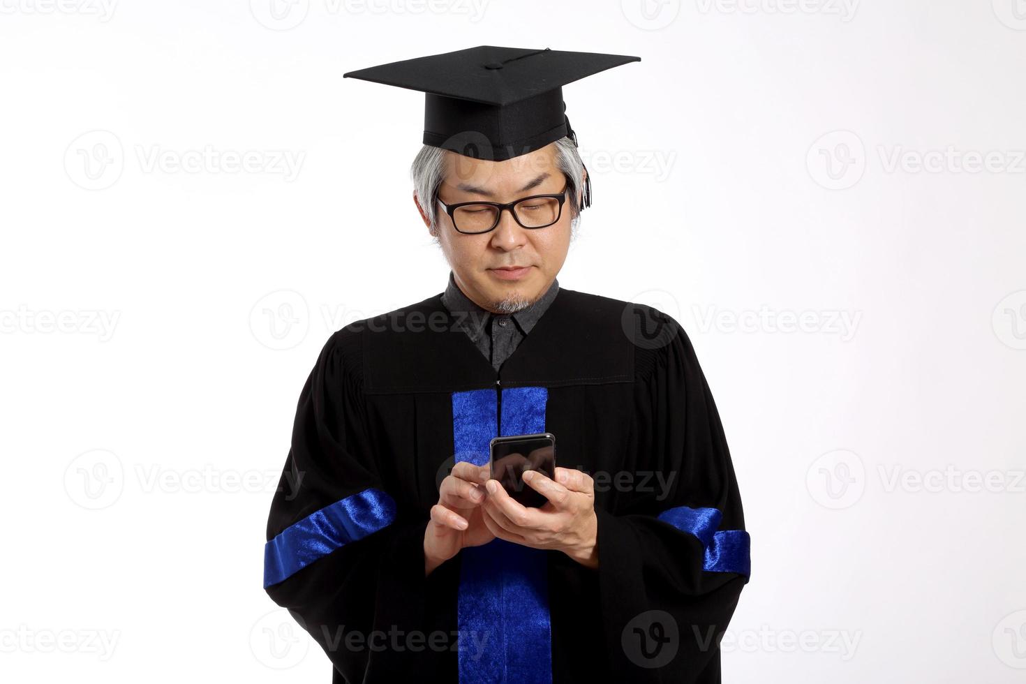 Aziatische senior man foto
