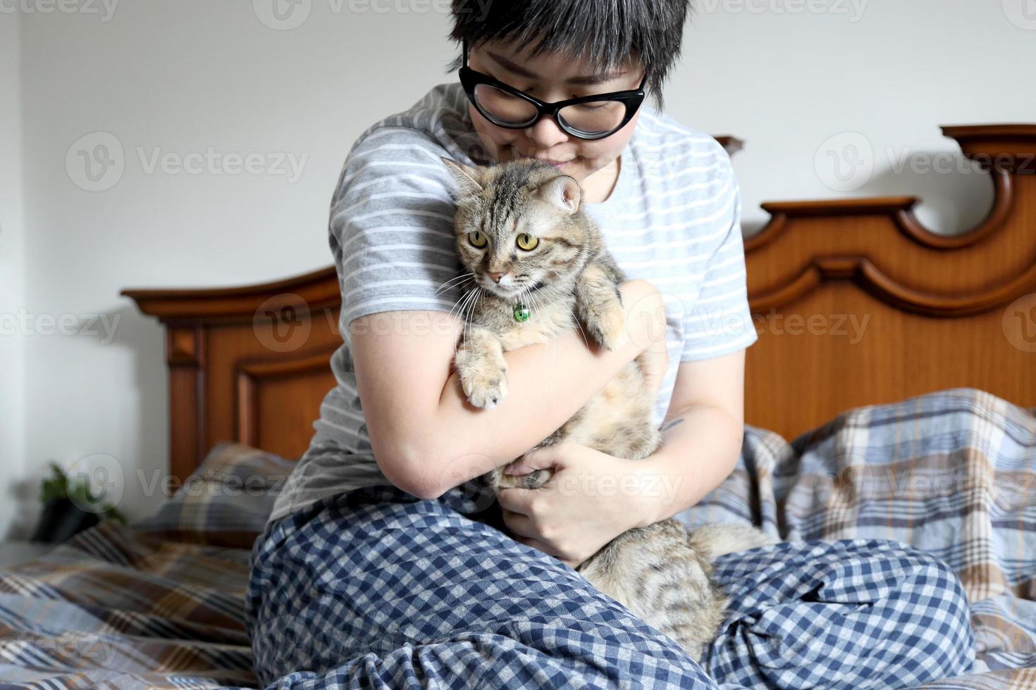 relax aziatische vrouw foto