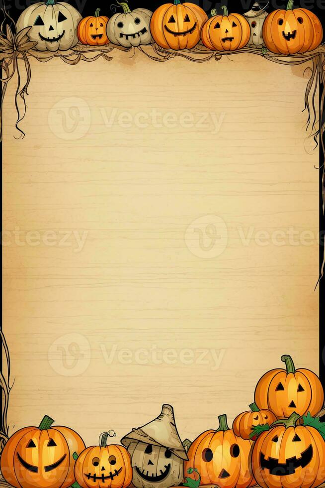 retro wijnoogst versleten vel plakboek bladzijde halloween vuil blanco oud perkament papier afdrukbare foto