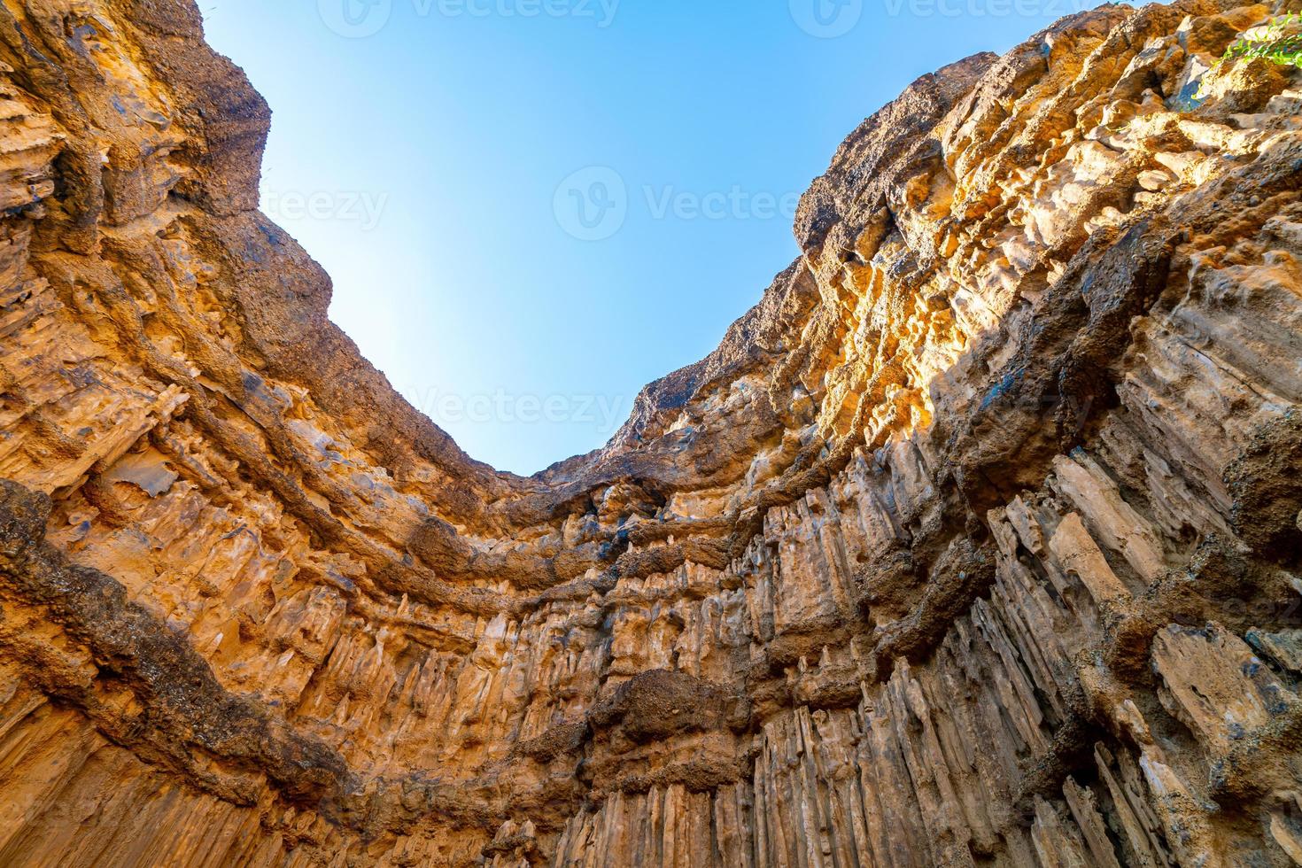 pha chor of de grand canyon chiangmai in mae wang nationaal park, chiang mai, thailand foto