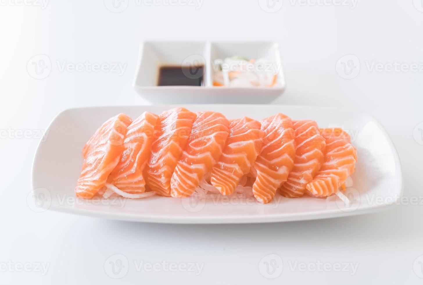 zalm rauwe sashimi foto