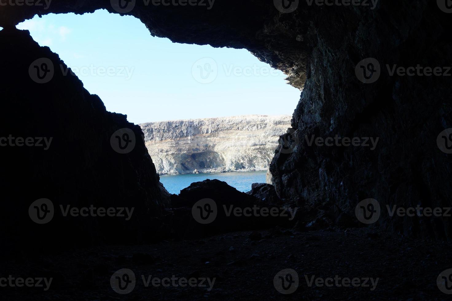 de grotten van ajuy - fuerteventura - spanje foto