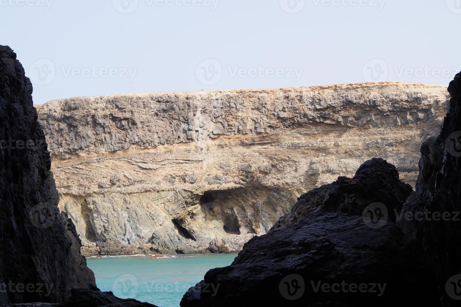 de grotten van ajuy - fuerteventura - spanje foto