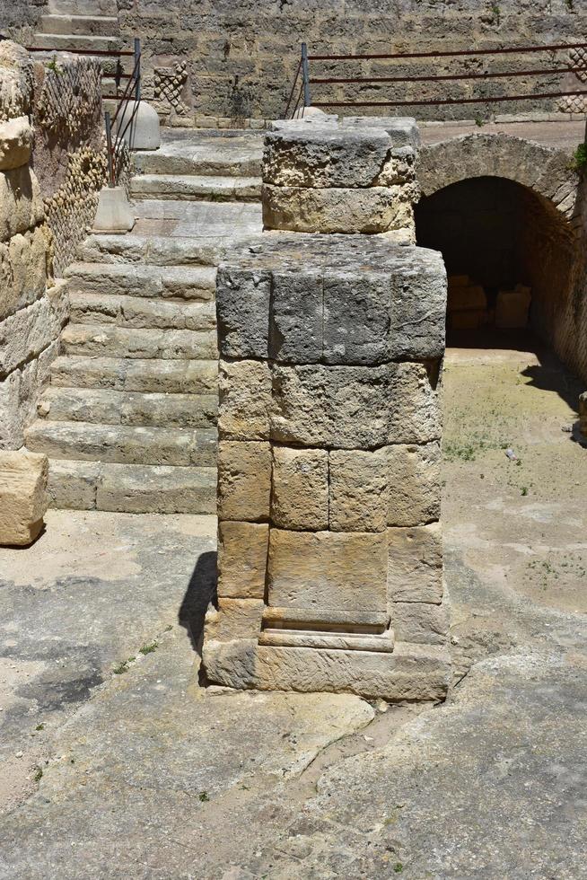 italië, lecce, stad met barokke architectuur en kerken en archeologische overblijfselen. foto