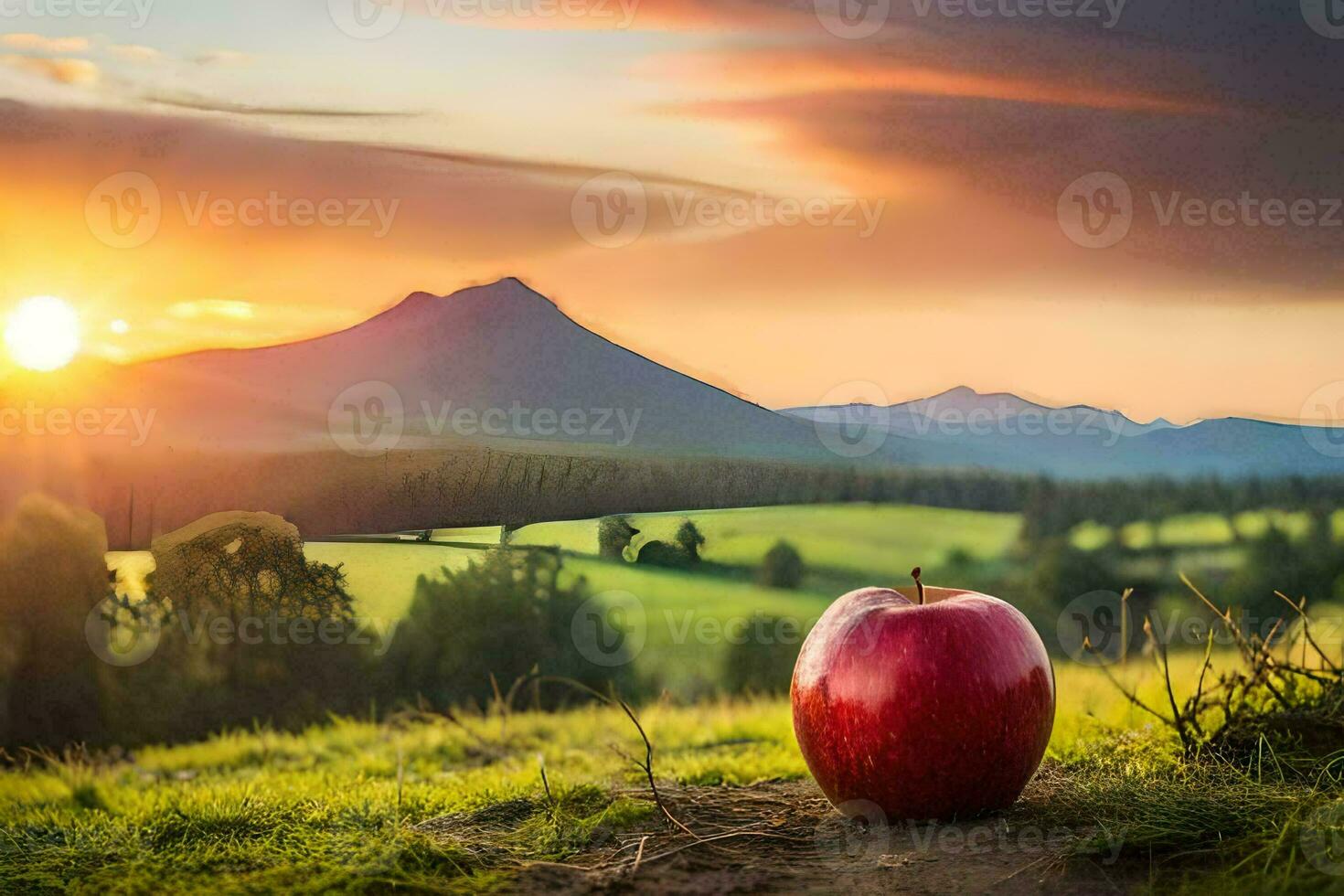 de appel, appel, appel, appel, appel, appel, appel, appel, appel,. ai-gegenereerd foto