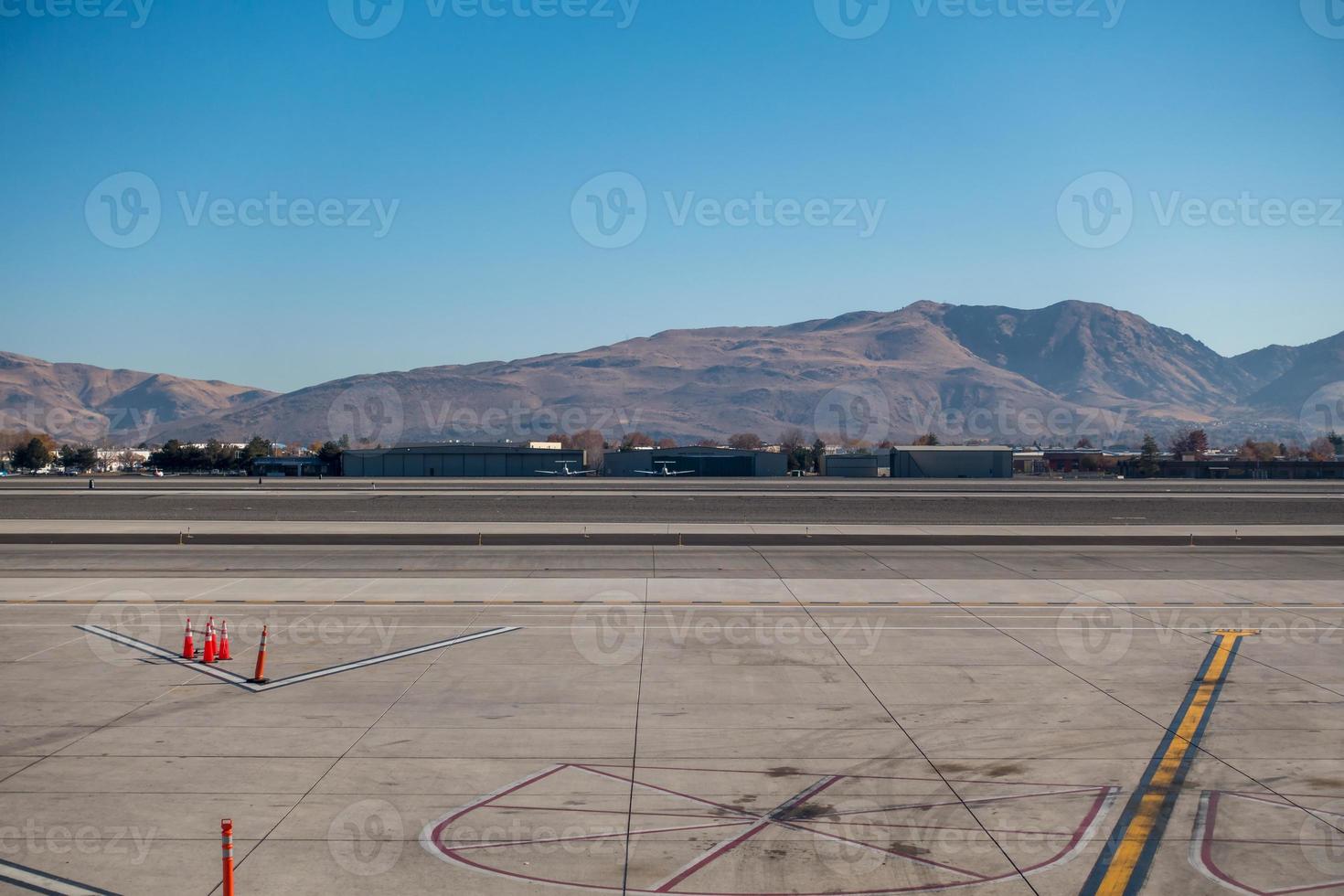 scènes rond de luchthaven van reno nevada in november foto