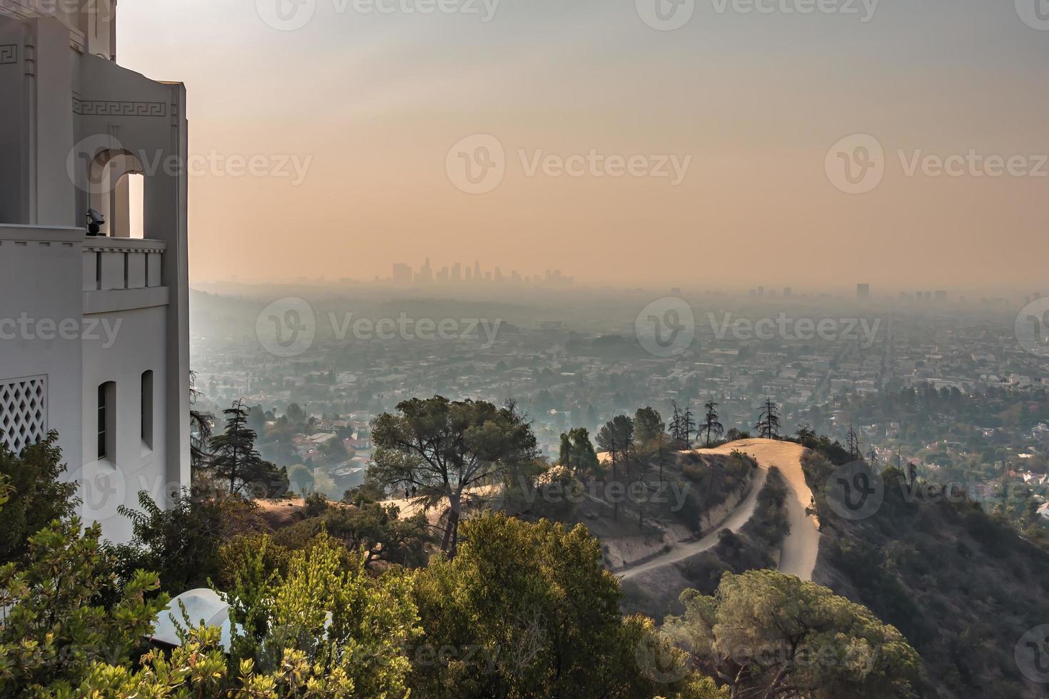 beroemde griffith-observatorium in Los Angeles, Californië c foto