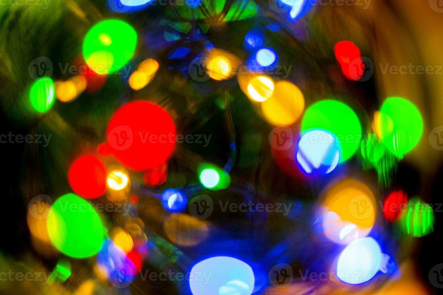 foto led licht bokeh voor vage abstracte achtergrond