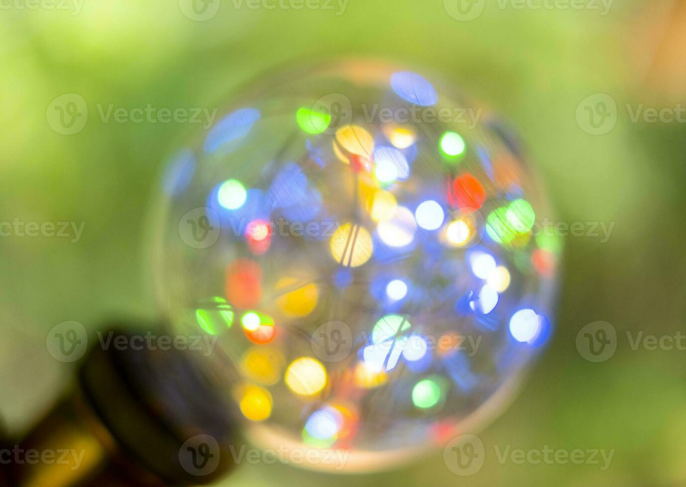 foto led licht bokeh voor vage abstracte achtergrond