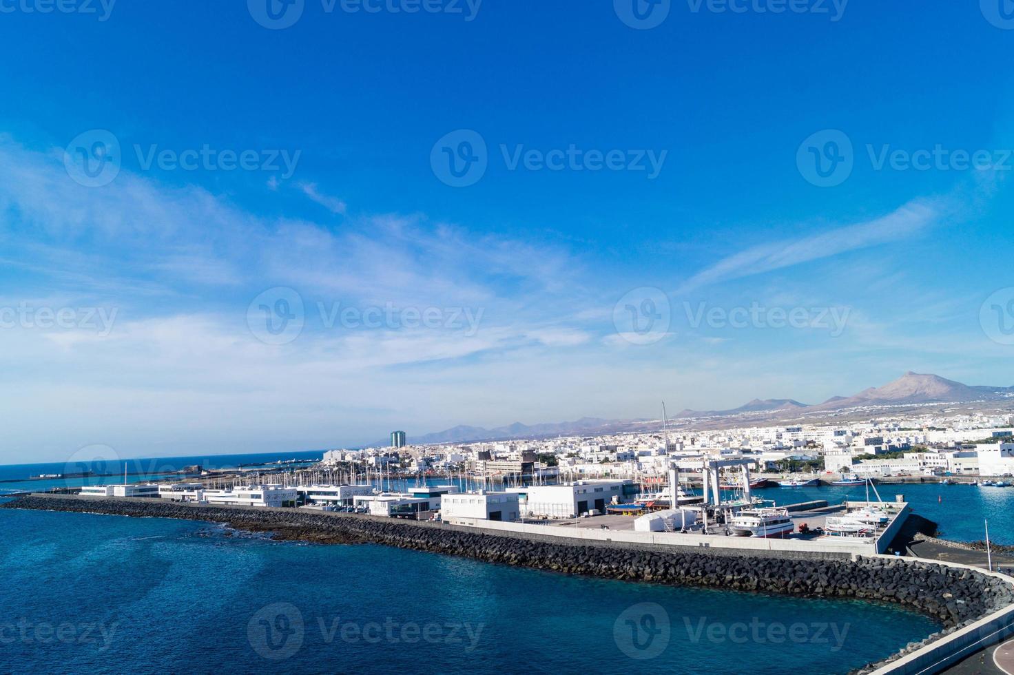 binnenhaven arrecife lanzarote spanje foto