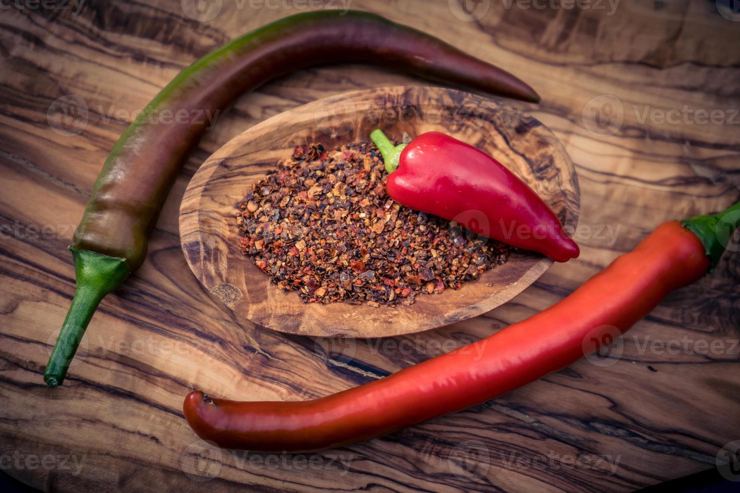 rode chili peper pittige groente foto