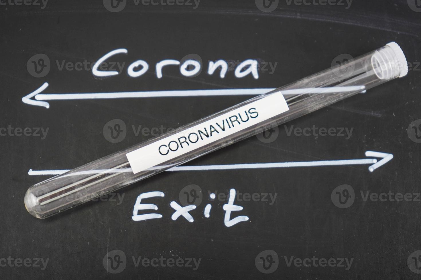 corona virus een wereldwijde pandemische ziekte foto