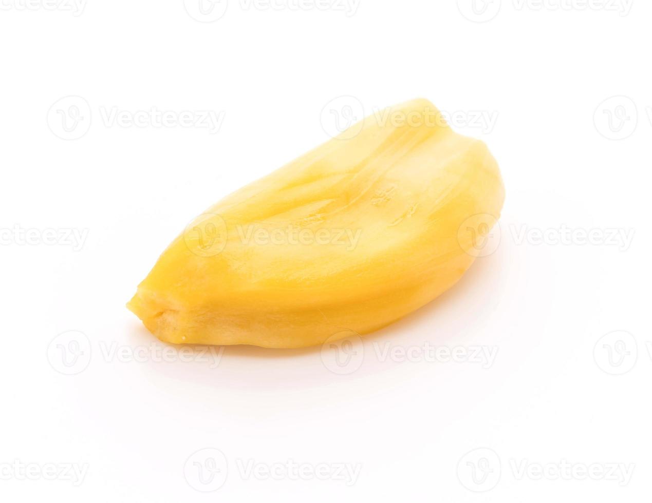 verse jackfruit op witte achtergrond foto