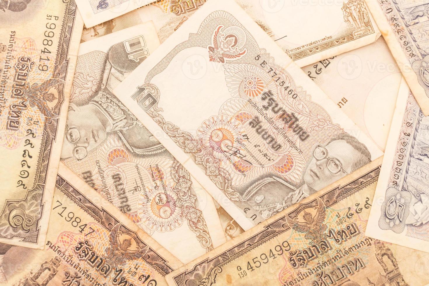 close-up van contant geld bhat-rekeningen foto
