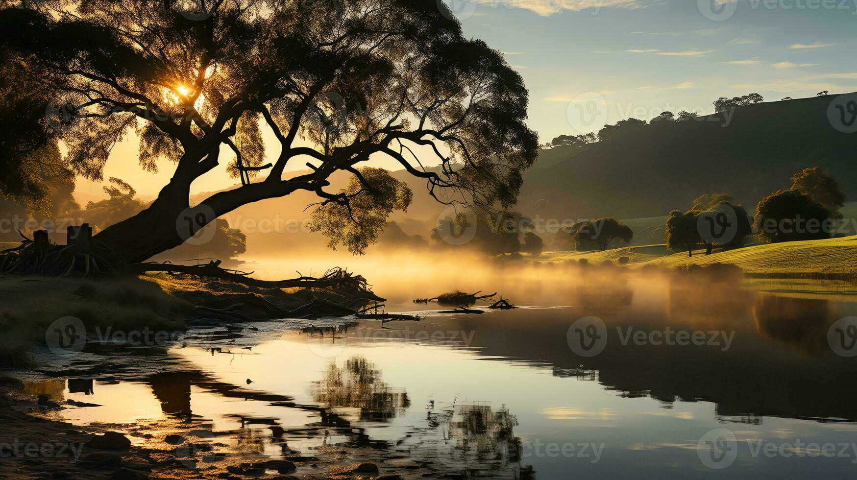 de schoonheid van natuur ai gegenereerd foto