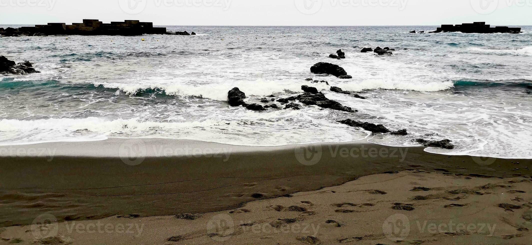 los cancajo's strand Aan de eiland van la palma in de kanarie archipel foto