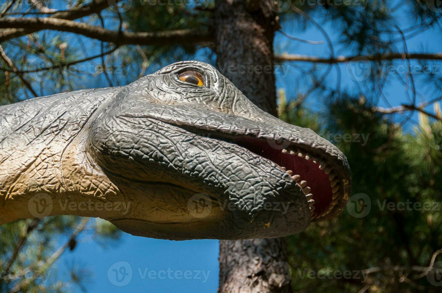 dino park, dinosaurus thema park in lorinha, Portugal foto