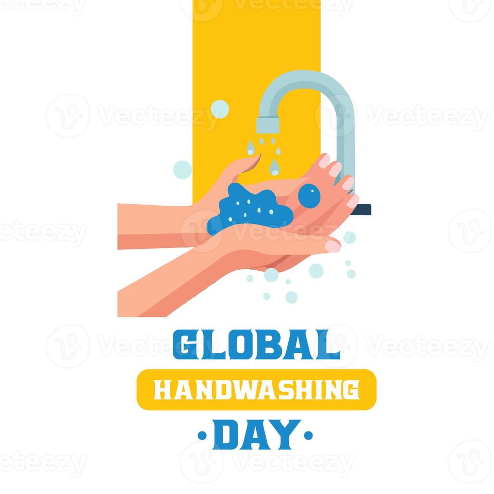 globaal hand- het wassen dag. zon, okt 15, 2023 hand- het wassen dag. het wassen hand- met zeep zijn belangrijk. in 2008, globaal handen wassen dag was gevierd voor de eerste tijd. foto