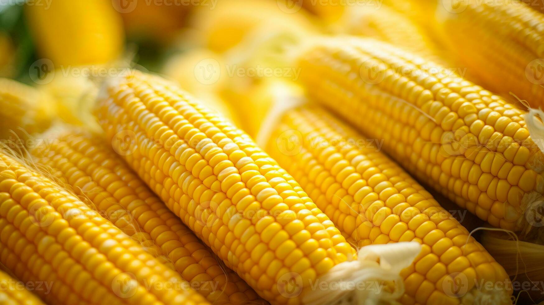 geel zoet maïs generatief ai foto