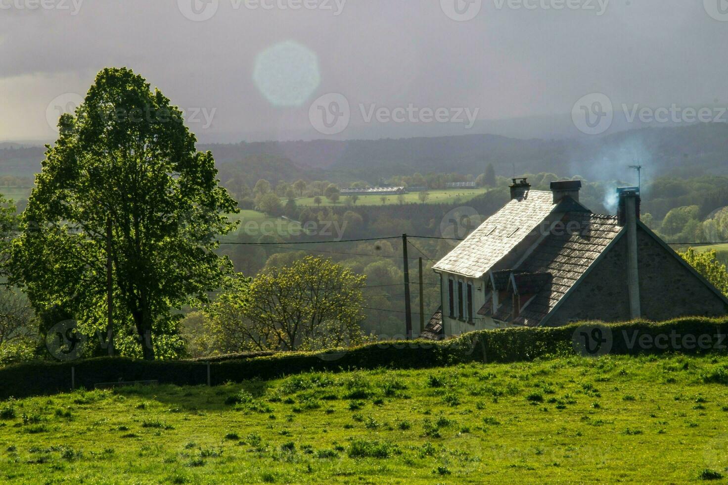 natuurlijk park van Auvergne vulkanen foto