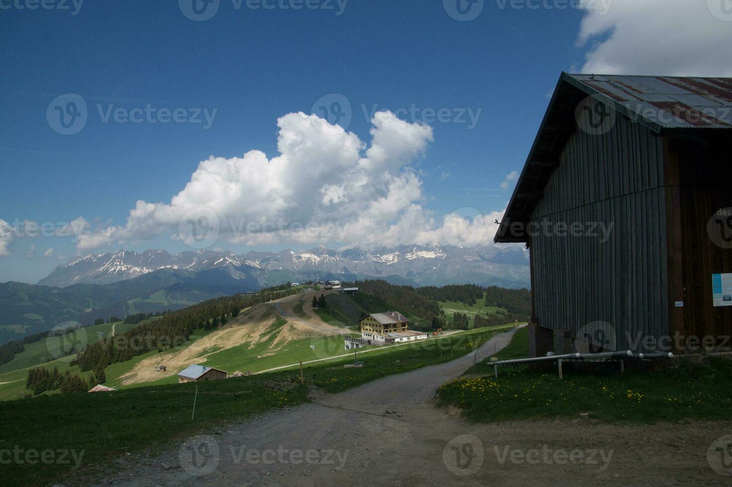 landschap van de Frans Alpen foto