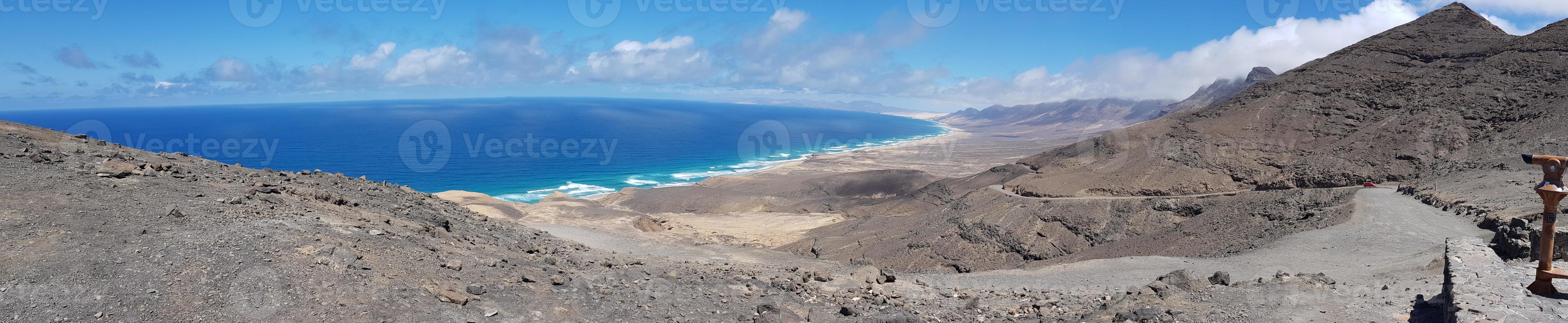 wandelpad cofete kustlijn fuerteventura foto