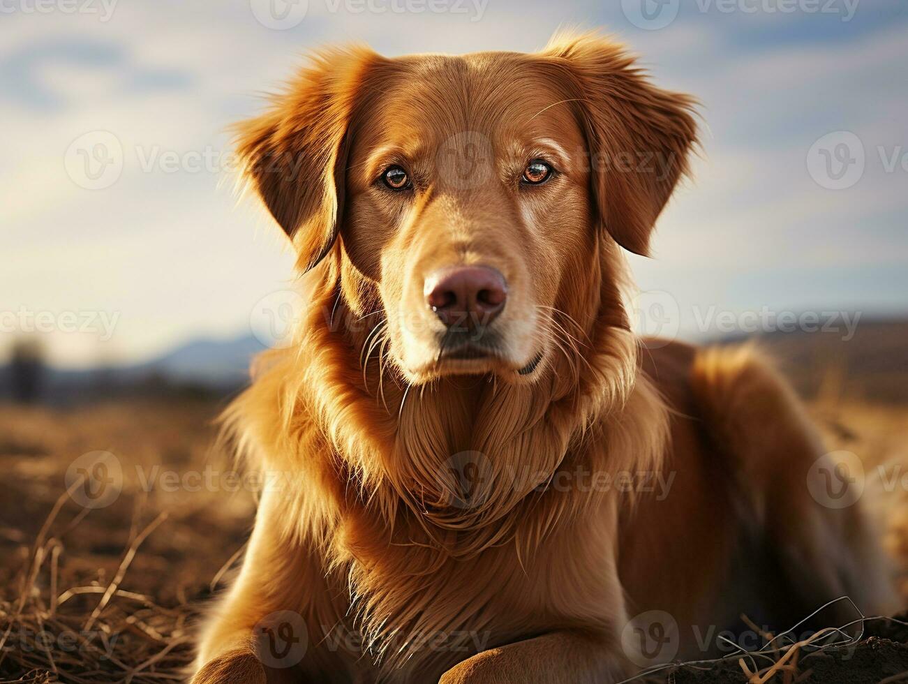 ai generatief schattig zoet hond foto