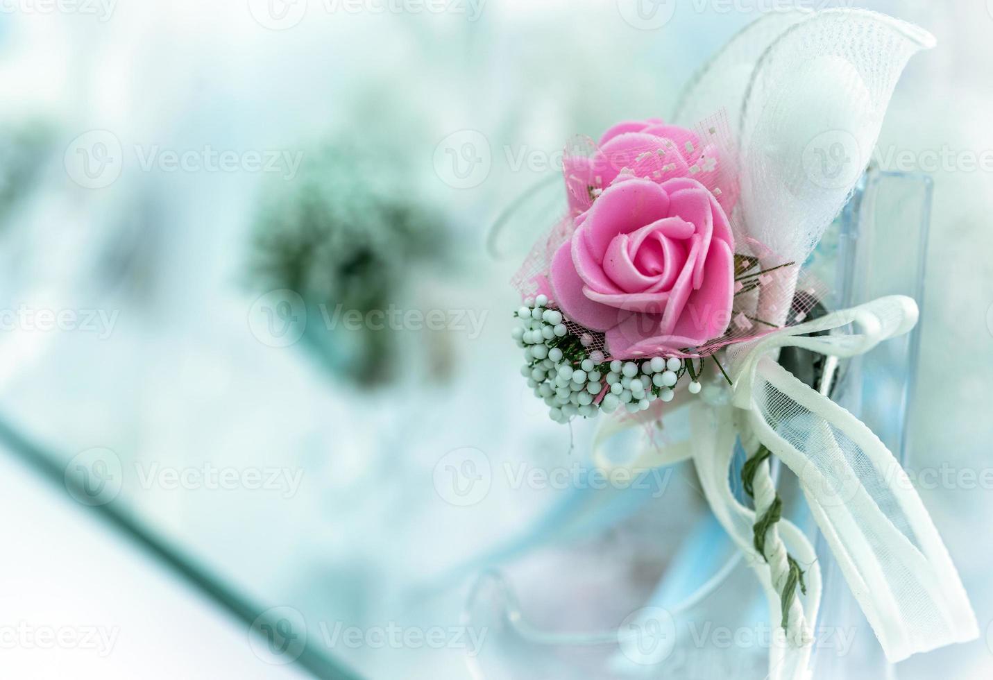 kleurrijk bruidsboeket mooie romantische bloemen foto